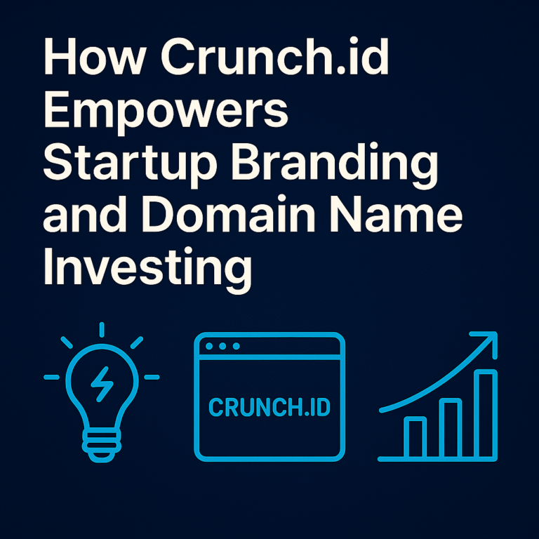 How Crunch.id Empowers Startup Branding and Domain Name Investing